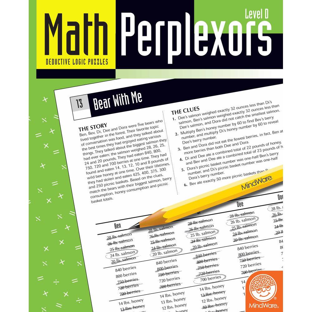 MindWare-Math Perplexors - Level D-36029-Legacy Toys
