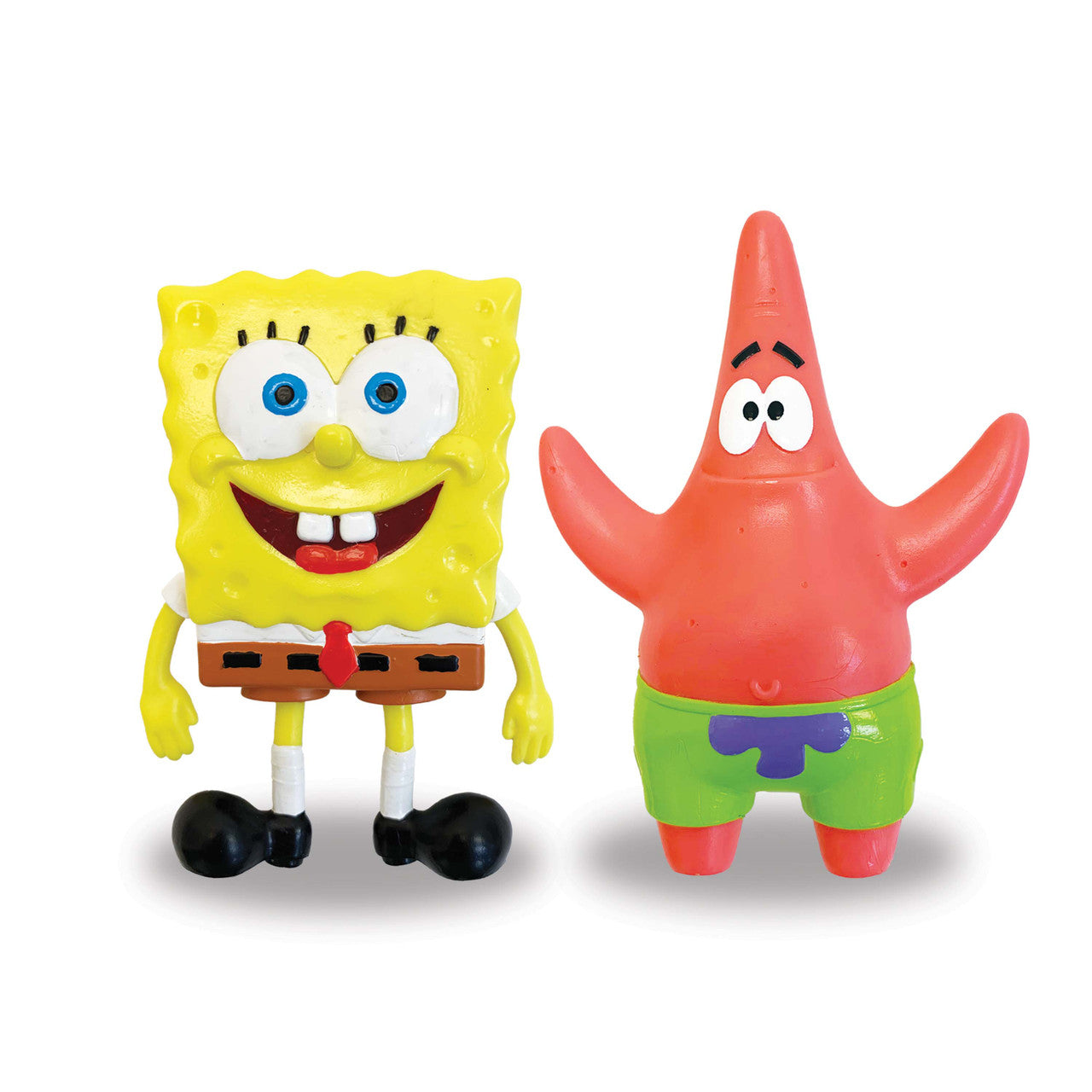 NJ Croce-Bend-Ems Spongebob and Patrick Pair-55153-Legacy Toys