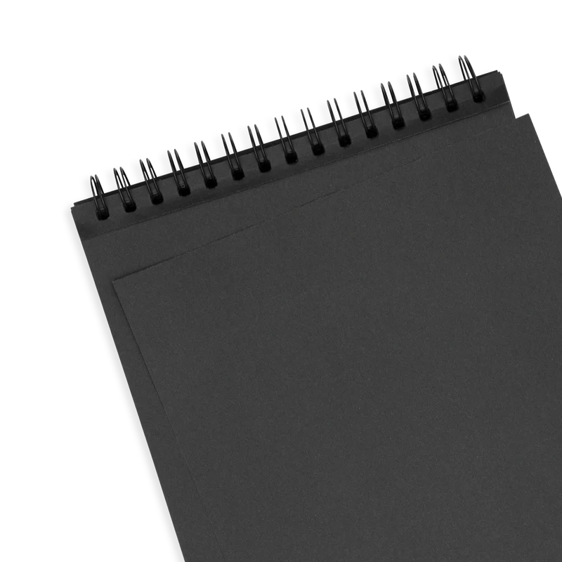 Ooly-Black DIY Cover Sketchbook - Large-118-SK-BLK-Legacy Toys
