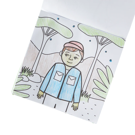 Ooly-Carry Along Crayon & Coloring Book Kit - On Safari-138-020-Legacy Toys