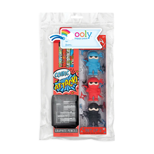 Ooly-Comic Attack Happy Pack-191-099-Legacy Toys