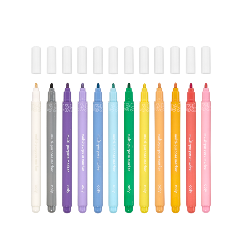 ooly Yummy Yummy Scented Glitter Gel Pens 2.0 - Set of 12