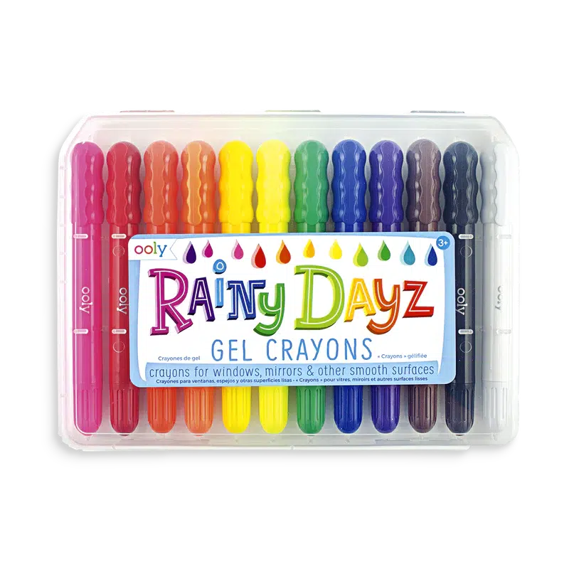 Ooly-Rainy Dayz Gel Crayons Set of 12-133-48-Legacy Toys