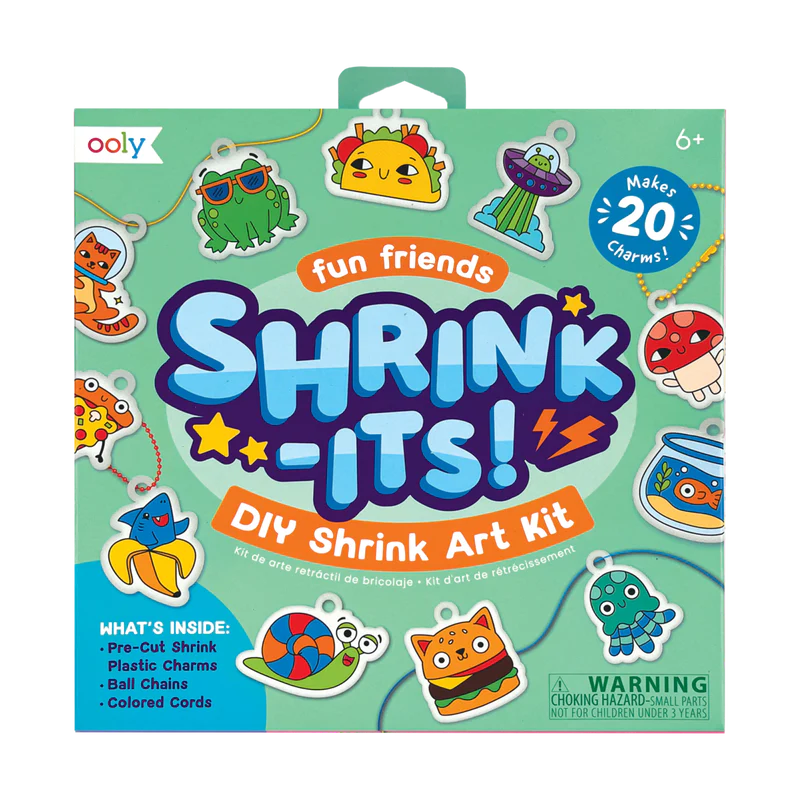 Ooly-Shrink-Its! D.I.Y. Shrink Art Kit - Fun Friends-161-107-Legacy Toys