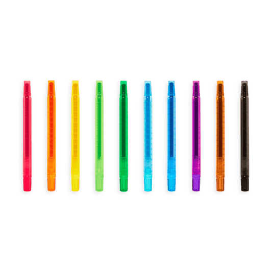 Ooly-Yummy Yummy Scented Twist-Up Crayons Set Of 10-OOL-133-092-Legacy Toys