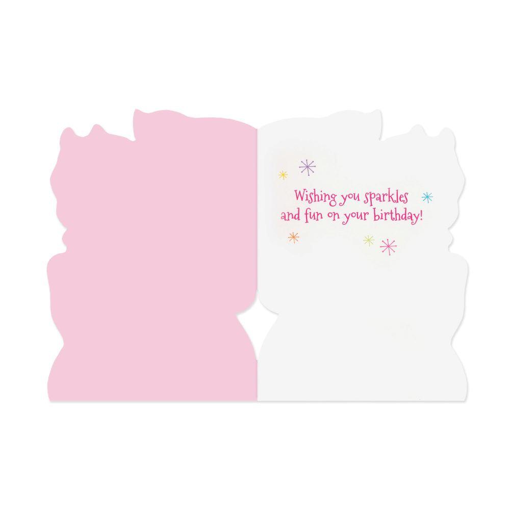 Peaceable Kingdom-Pink Pony Glitter Birthday Card-5667GL-Legacy Toys