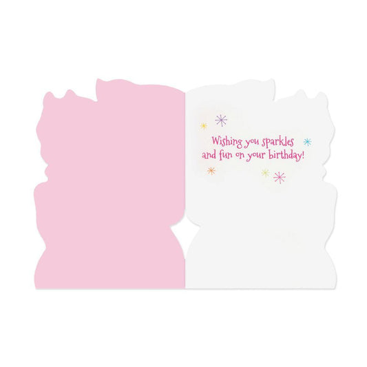 Peaceable Kingdom-Pink Pony Glitter Birthday Card-5667GL-Legacy Toys