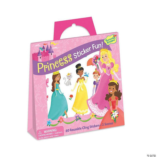Peaceable Kingdom-Princess Reusable Sticker Tote-SP61-Legacy Toys