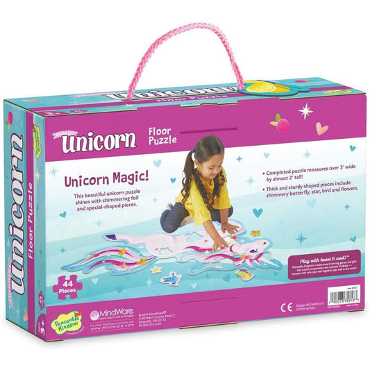 Peaceable Kingdom-Unicorn Floor Puzzle 44 Pieces-PZ21-Legacy Toys