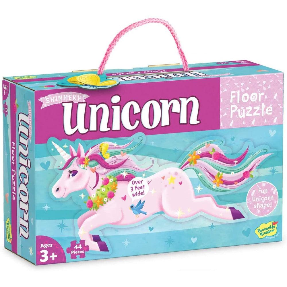 Peaceable Kingdom-Unicorn Floor Puzzle 44 Pieces-PZ21-Legacy Toys