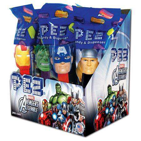 PEZ Candy-Pez Blister Card Dispenser - Marvel - Assorted Styles-79112-Legacy Toys
