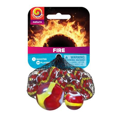 Play Visions-Marbles in a Net-77377-Fire-Legacy Toys