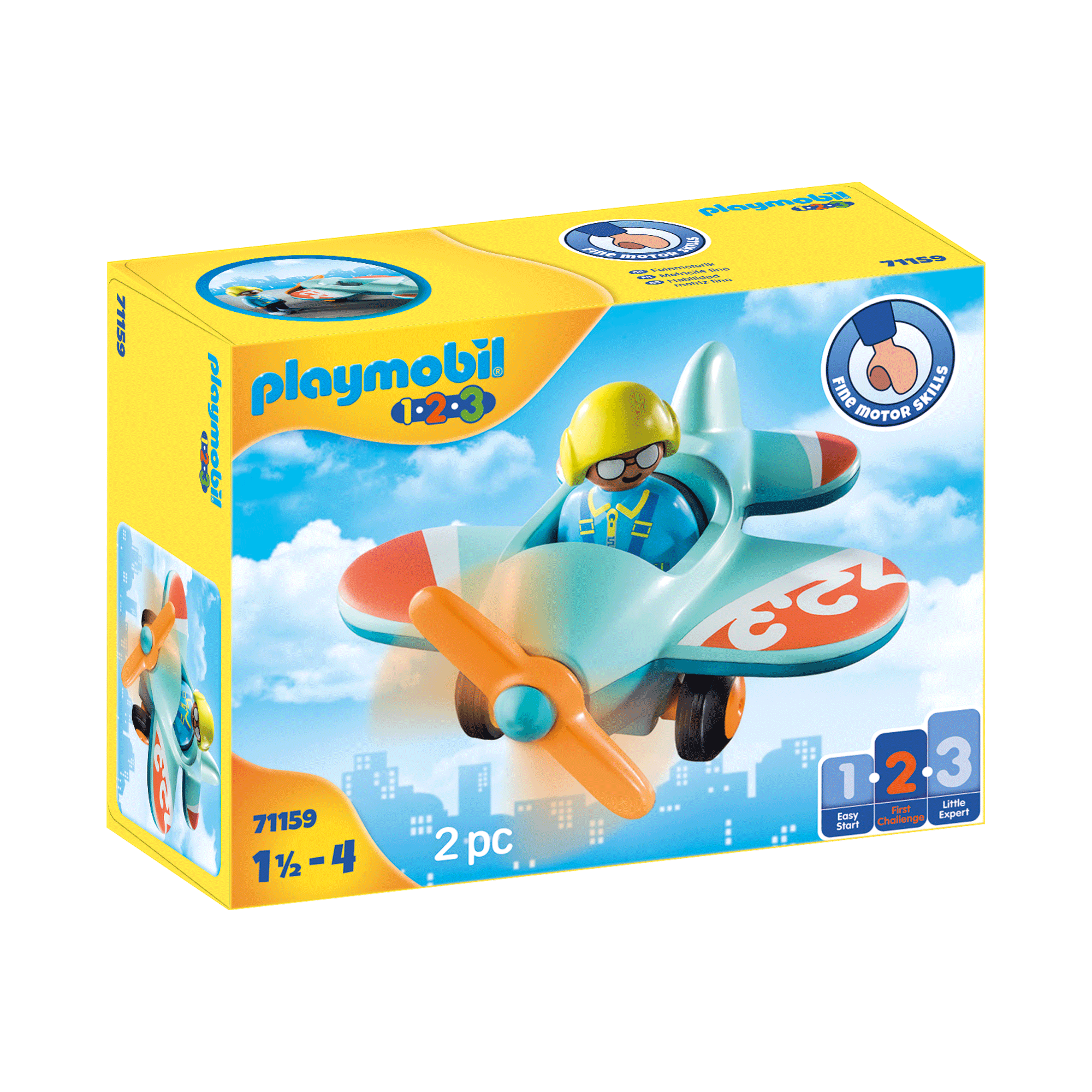 Playmobil-1.2.3. Airplane-71159-Legacy Toys