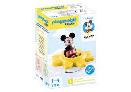 Playmobil-1.2.3. & Disney: Mickey's Spinning Sun w/Rattle-71321-Legacy Toys