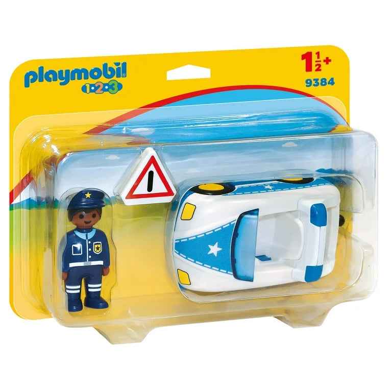 Playmobil-1.2.3. Police Car-9384-Legacy Toys