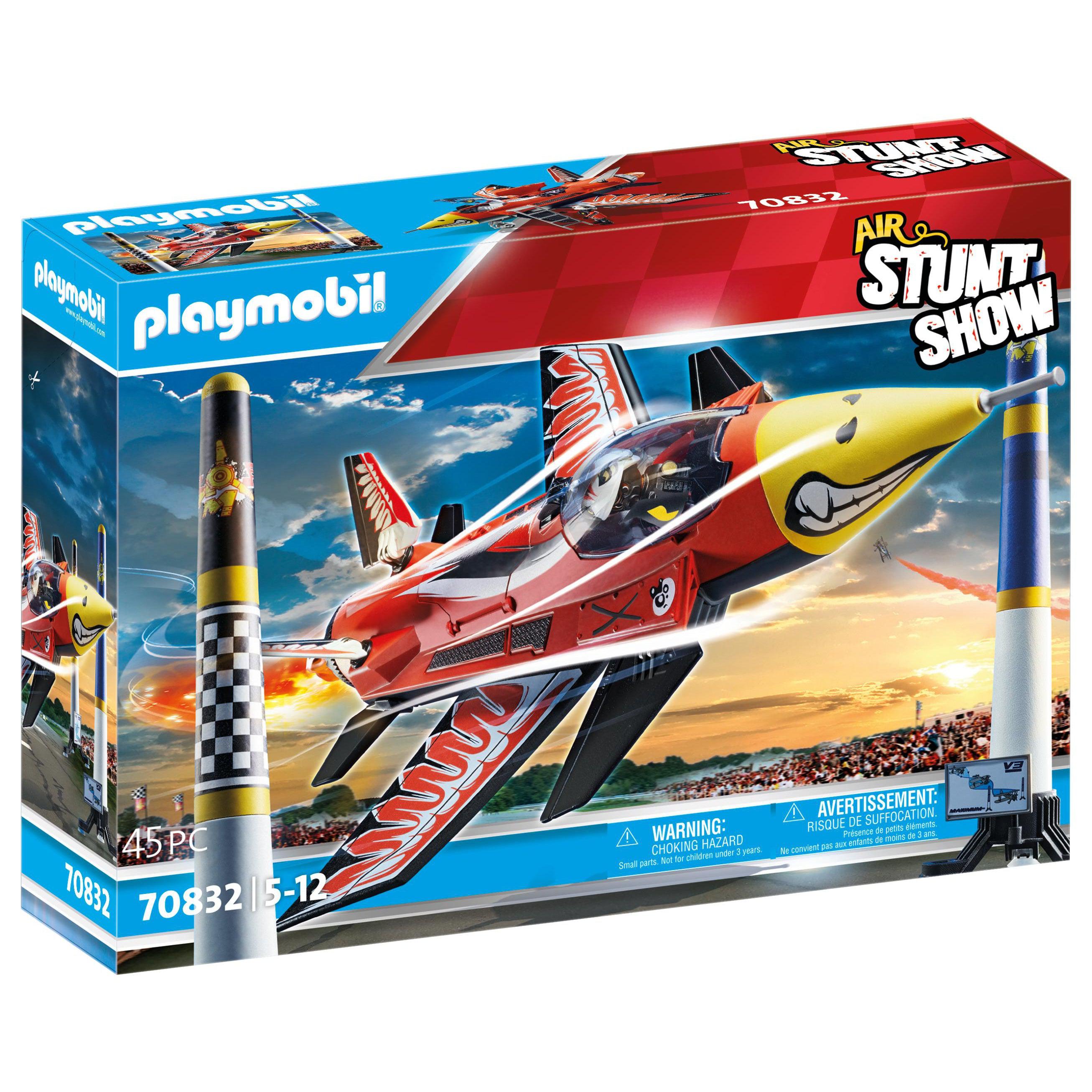 Playmobil-Air Stunt Show - Eagle Jet-70832-Legacy Toys