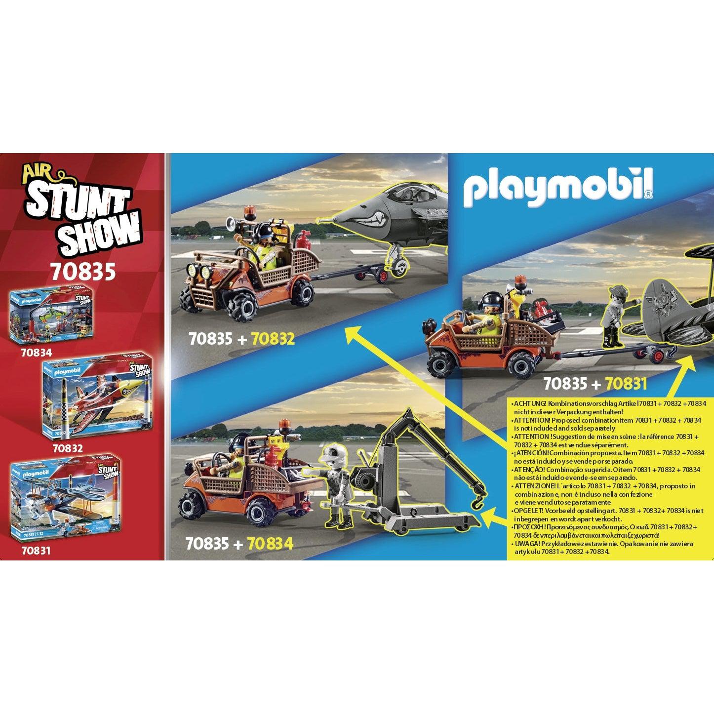 Playmobil-Air Stunt Show - Mobile Repair Service-70835-Legacy Toys