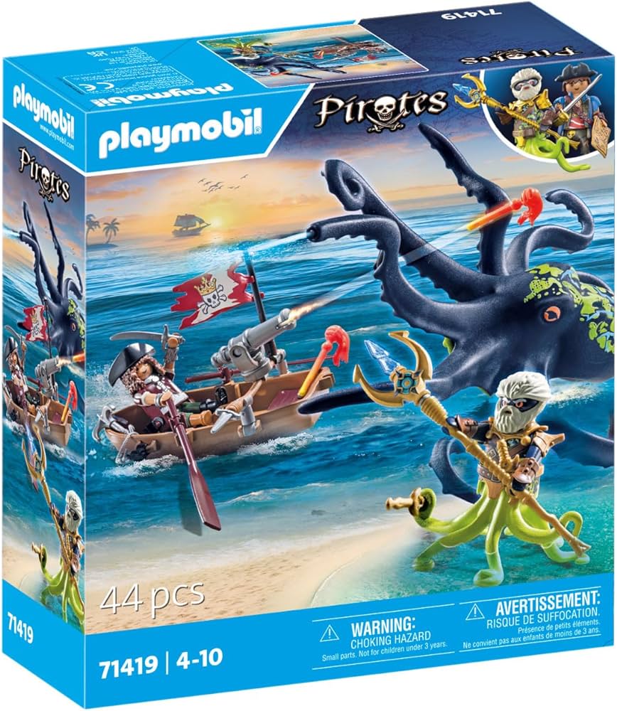 Playmobil-Battle with the Giant Octopus-71419-Legacy Toys