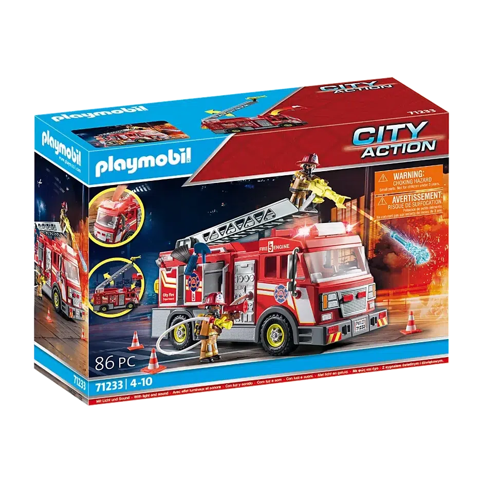 Playmobil-City Action - Fire Truck-71233-Legacy Toys