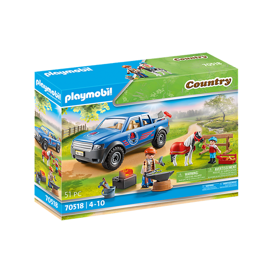 Playmobil-Country - Mobile Farrier-70518-Legacy Toys
