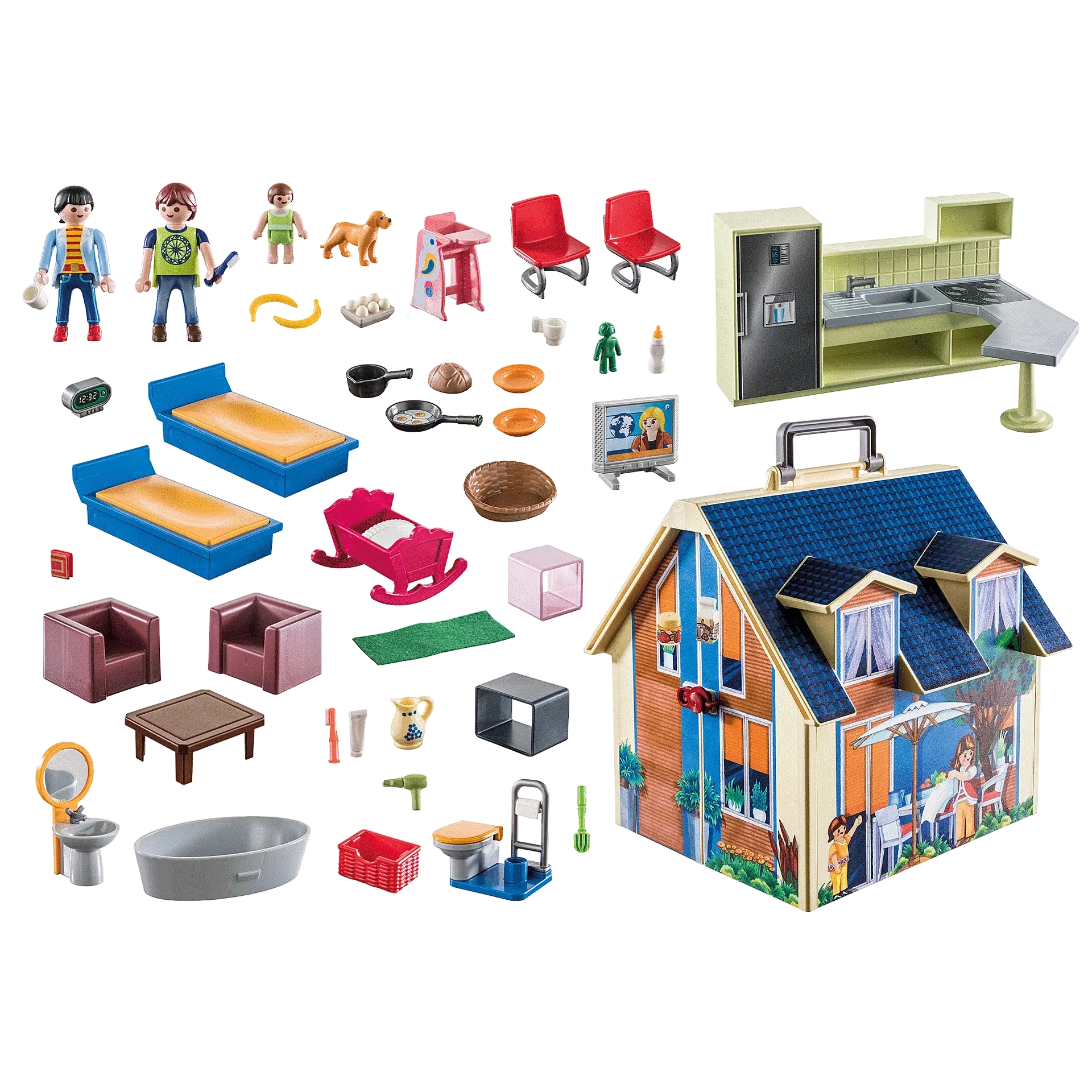 Playmobil-Dollhouse - Take Along Dollhouse-70985-Legacy Toys