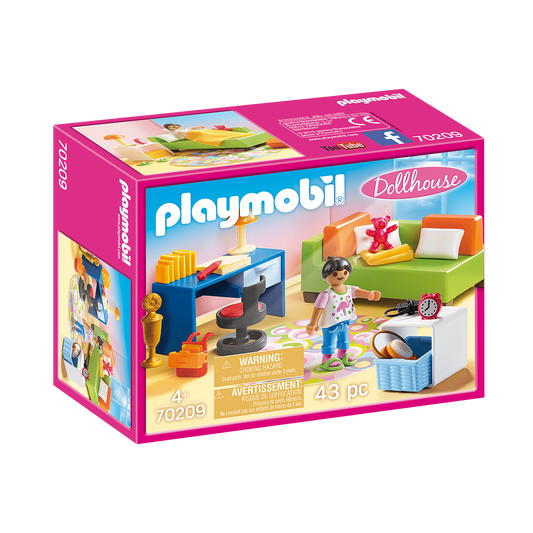 Playmobil-Dollhouse - Teenager's Room-70209-Legacy Toys