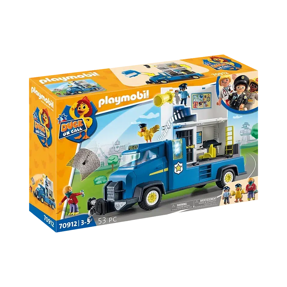 Playmobil-Duck on Call - Police Truck-70912-Legacy Toys