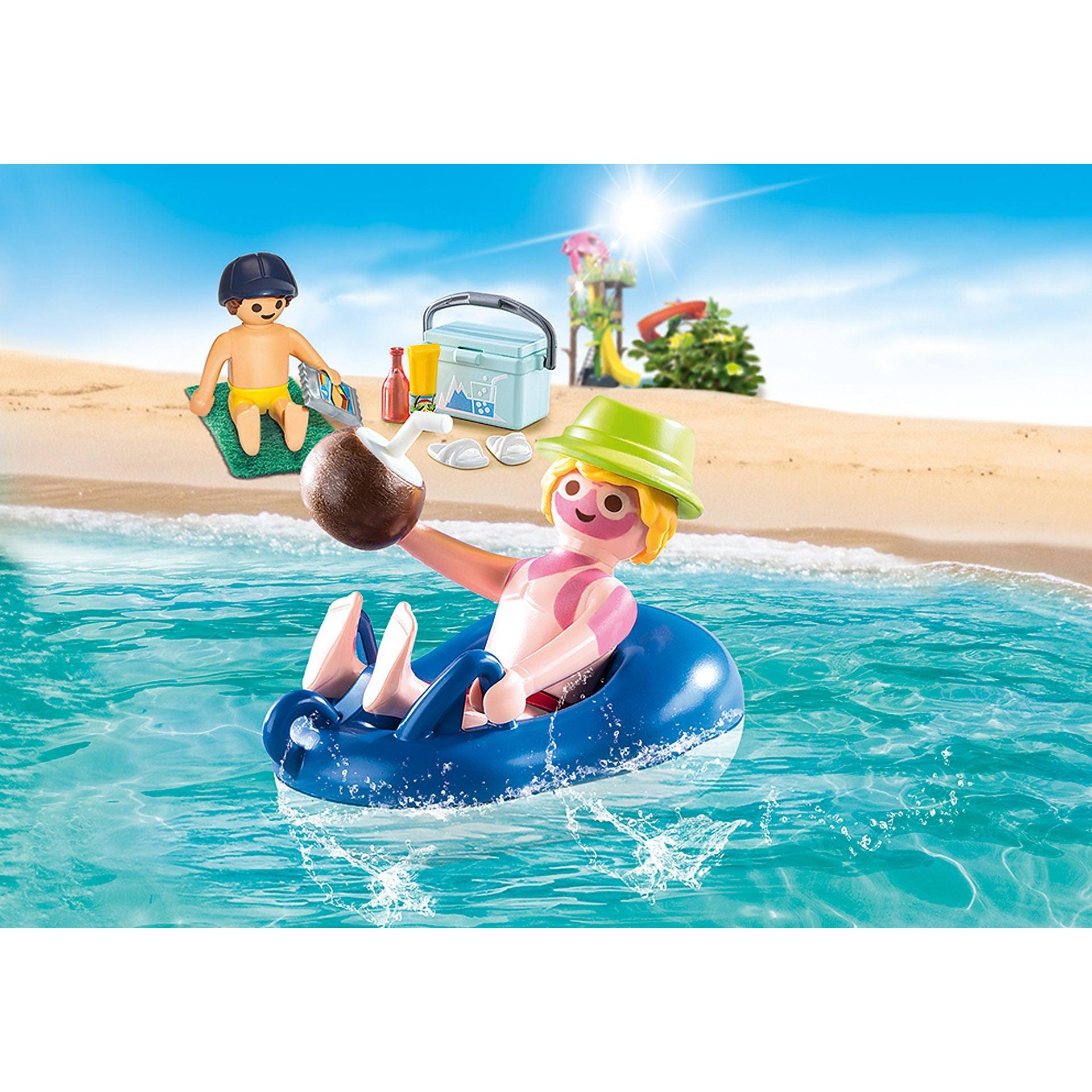 Playmobil-Family Fun - Sunburnt Swimmer-70112-Legacy Toys