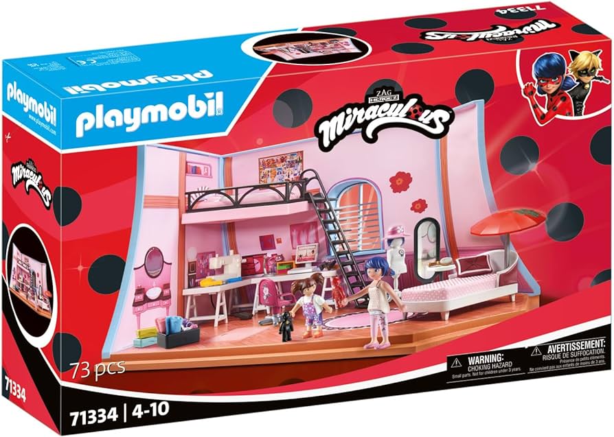 Playmobil-Miraculous: Marinette's Loft-71334-Legacy Toys