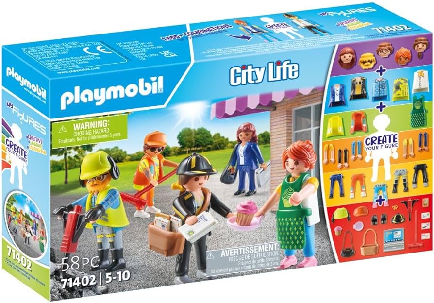 Playmobil-My Figures: Life in the City-71402-Legacy Toys