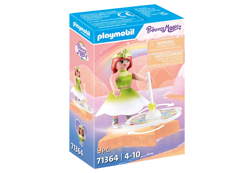 Playmobil-Princess Magic - Rainbow Spinning Top-71364-Legacy Toys