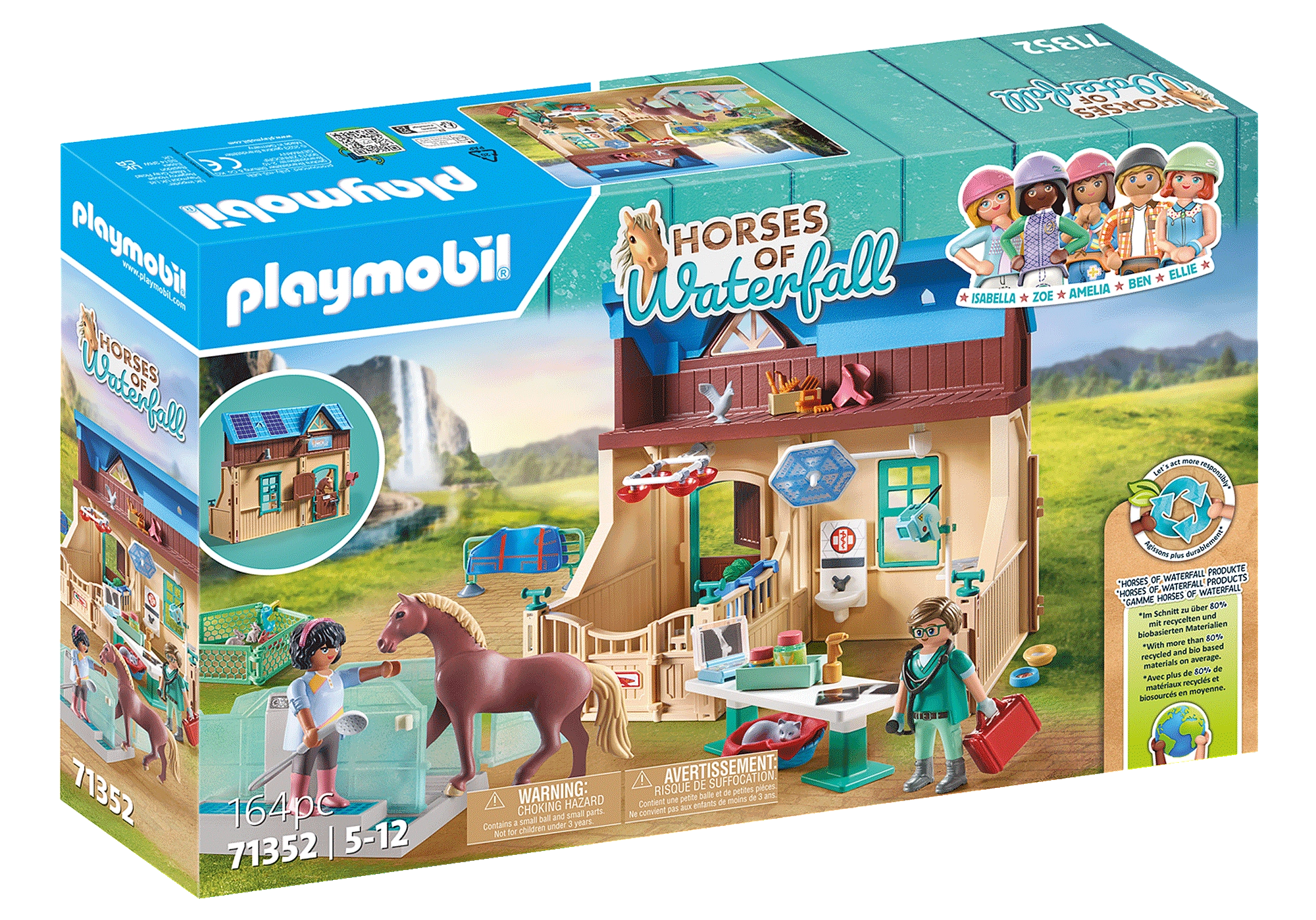 Playmobil-Riding Therapy and Veterinary Practice-71352-Legacy Toys