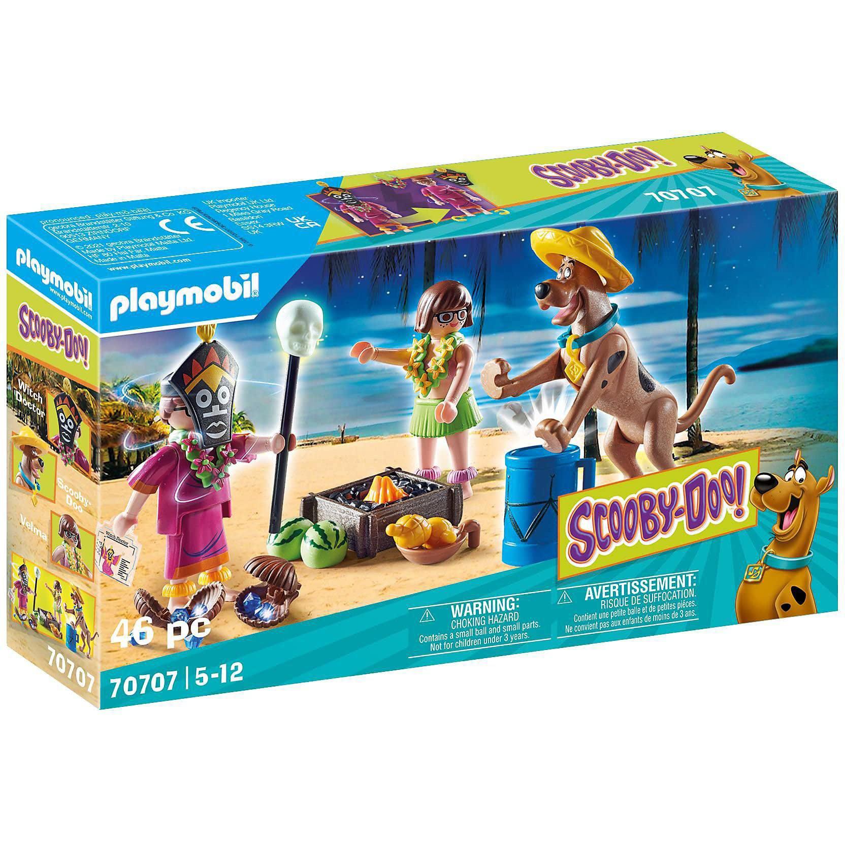Playmobil-SCOOBY-DOO! Adventure with Witch Doctor-70707-Legacy Toys