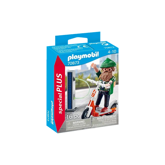 Playmobil-Special Plus - Man with E-Scooter-70873-Legacy Toys