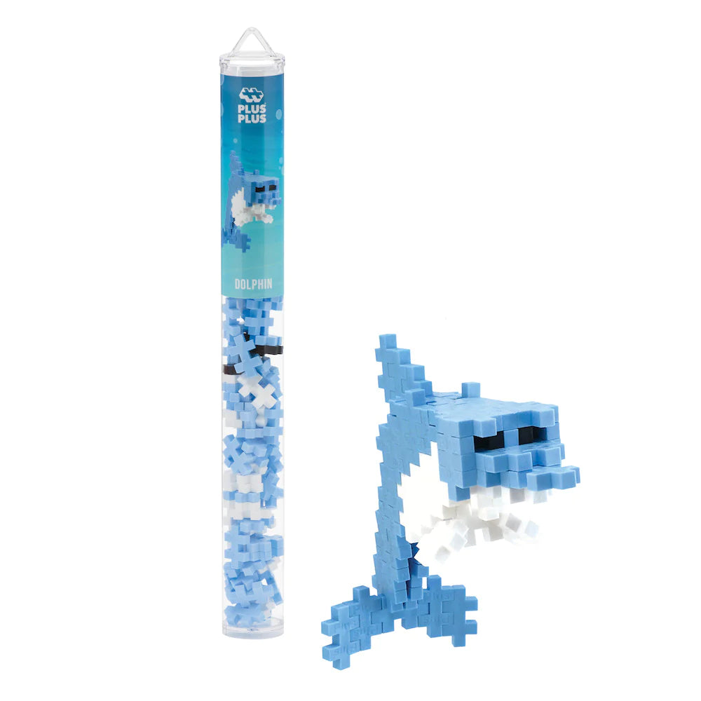 Plus-Plus USA-Plus-Plus Tube - Dolphin-04123-Legacy Toys