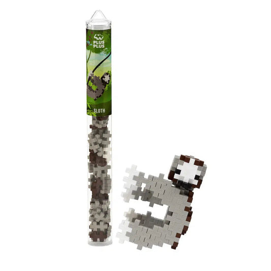 Plus-Plus USA-Plus-Plus Tube - Sloth-04147-Legacy Toys