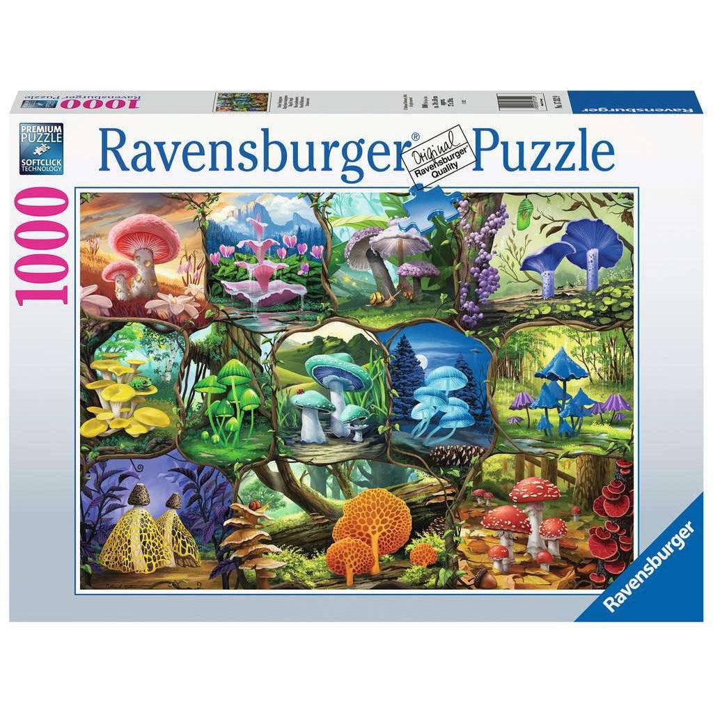 Ravensburger-Beautiful Mushrooms 1000 Piece Puzzle-17312-Legacy Toys