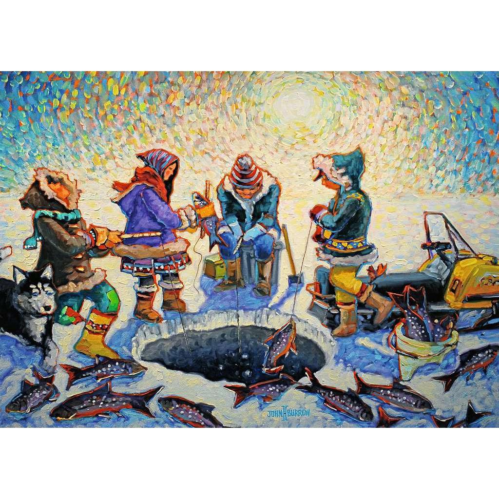 Ravensburger-Canadian Collection: Ice Fishing 1000 Piece Puzzle-16831-Legacy Toys