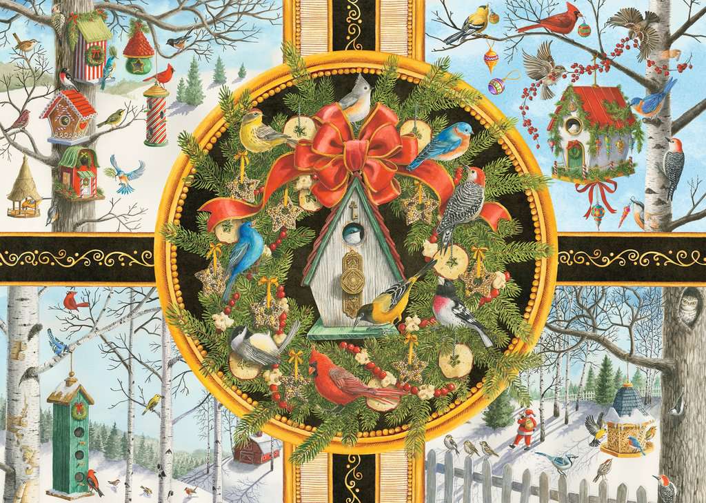 Ravensburger-Christmas Songbirds - 500 Piece Puzzle-16835-Legacy Toys