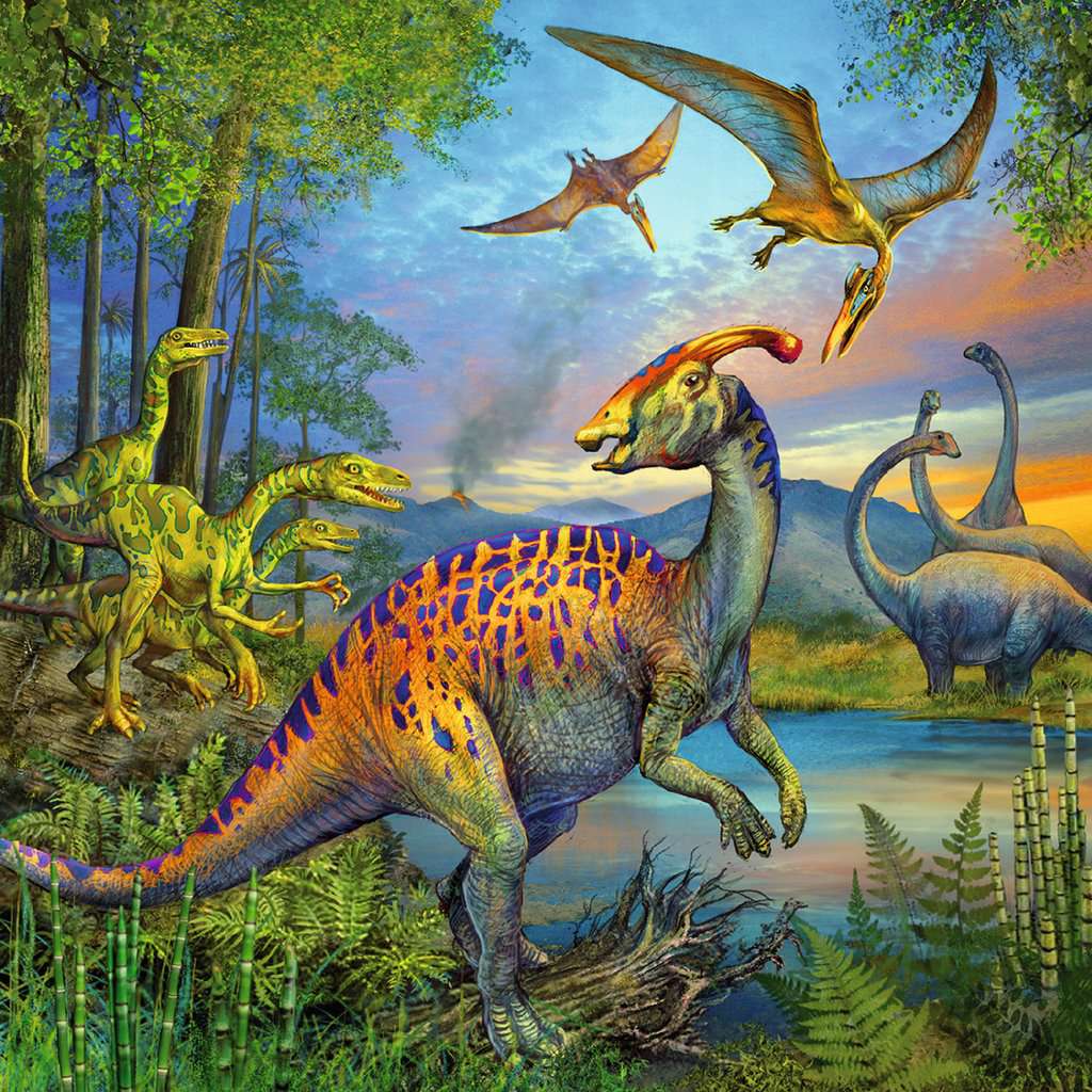 Ravensburger-Dinosaur Fascination - 3x49 Piece Puzzles-9317-Legacy Toys