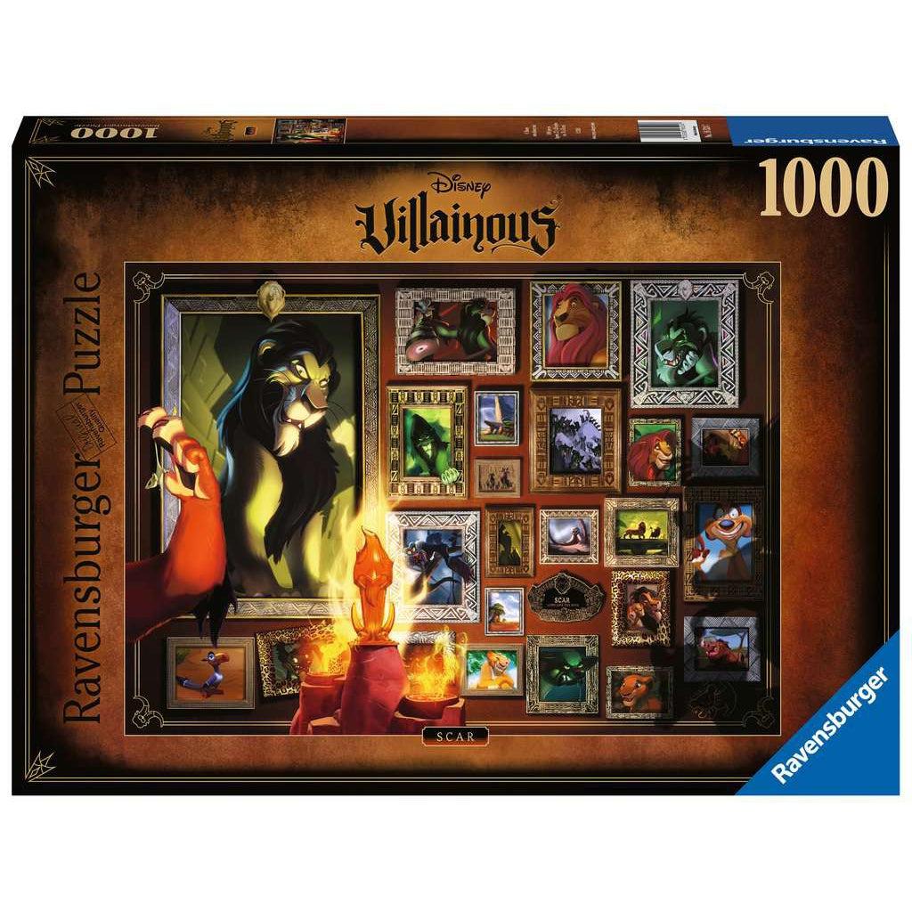 Ravensburger-Disney Villainous: Scar 1000 Piece Puzzle-16524-Legacy Toys