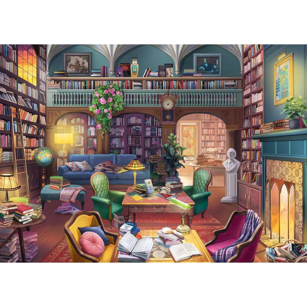 Ravensburger-Dream Library 500 Piece Large Format Puzzle-17459-Legacy Toys