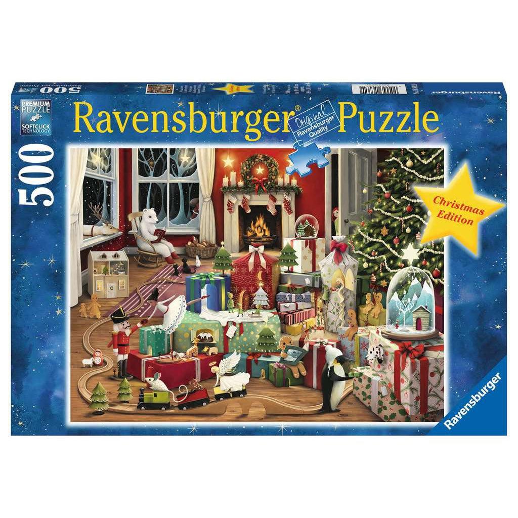 Ravensburger-Enchanted Christmas Seasonal 500 Piece Puzzle-16862-Legacy Toys