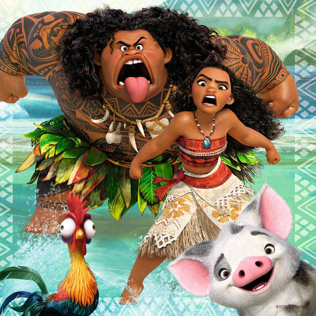 Ravensburger-Moana Born To Voyage - 3x49 Piece Puzzle-9385-Legacy Toys