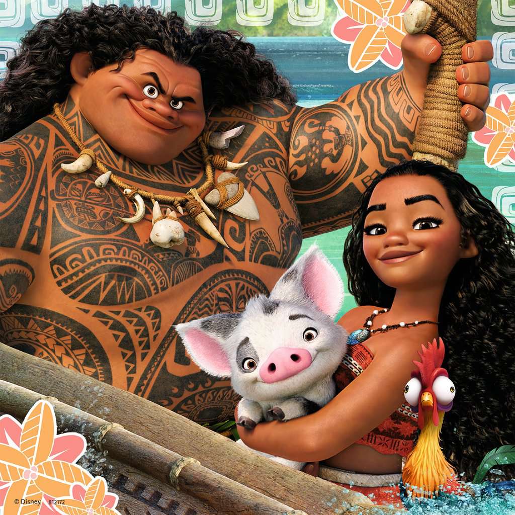 Ravensburger-Moana Born To Voyage - 3x49 Piece Puzzle-9385-Legacy Toys