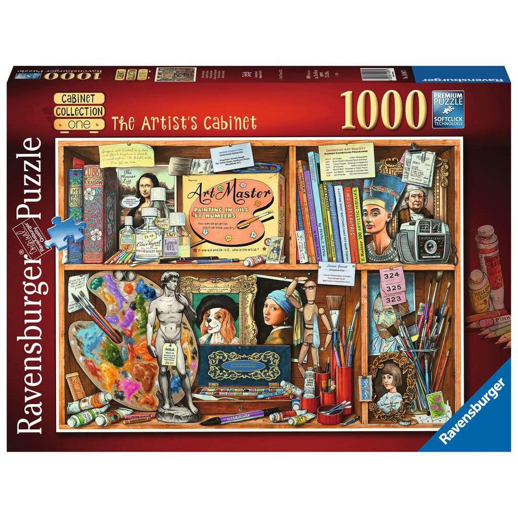 Ravensburger-The Artist's Cabinet 1000 Piece Puzzle-14997-Legacy Toys