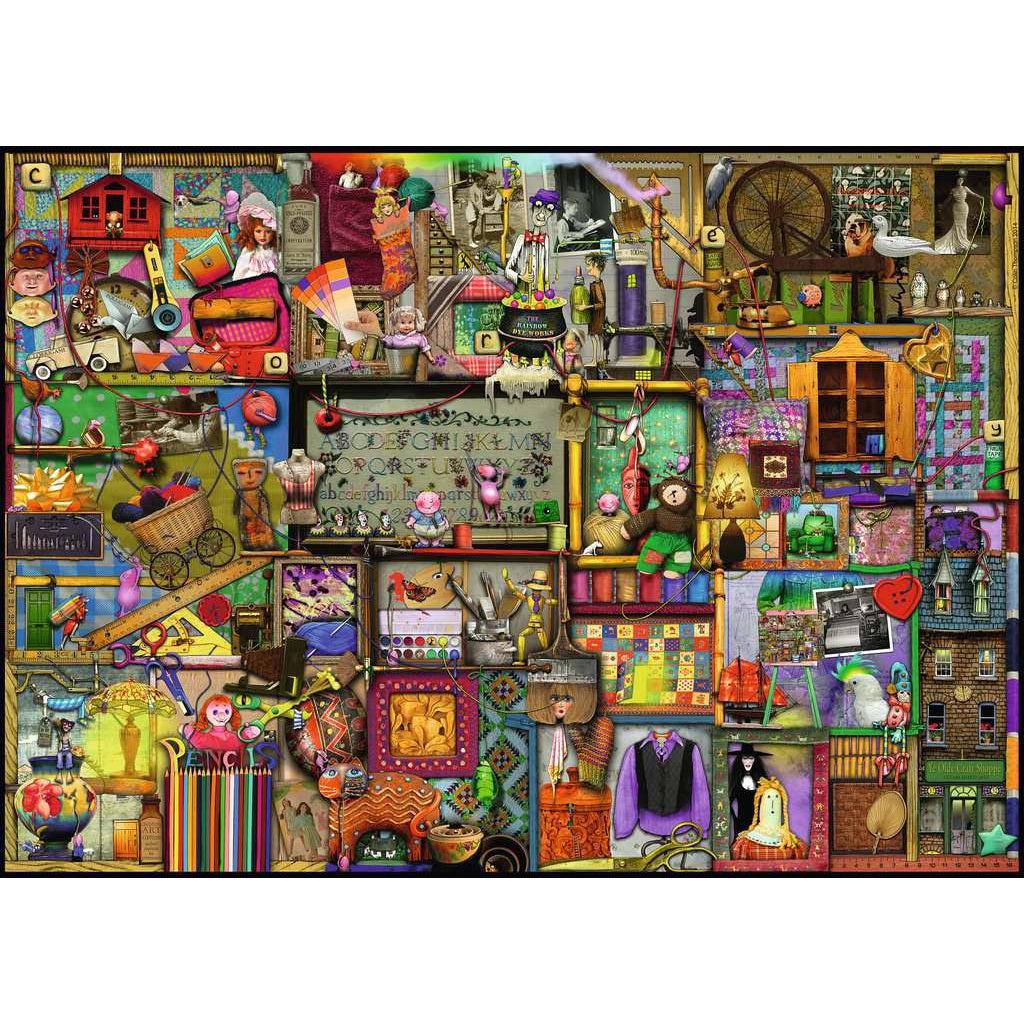 Ravensburger-The Craft Cupboard - 1000 Piece Puzzle-19412-Legacy Toys