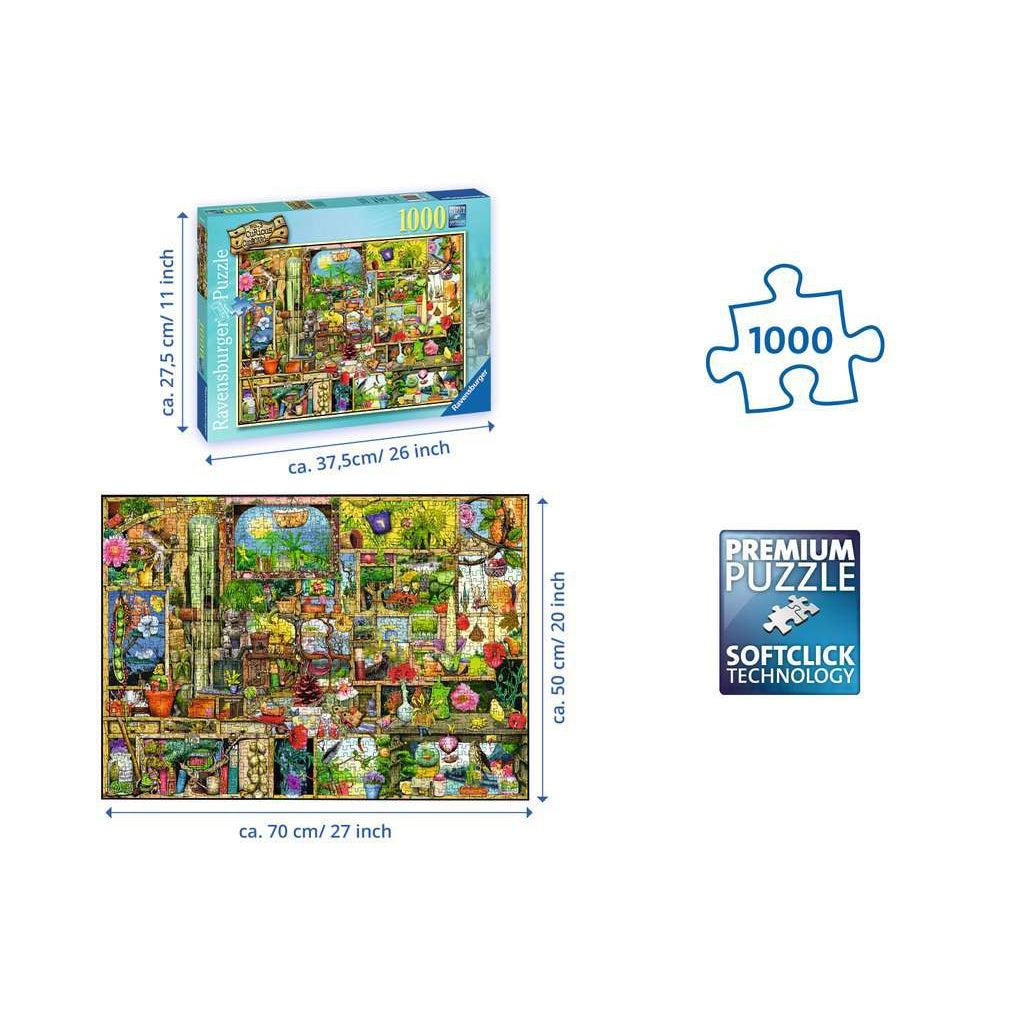 Ravensburger-The Gardener's Cupboard 1000 Piece Puzzle-19482-Legacy Toys