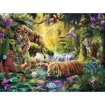 Ravensburger-Tranquil Tigers - 1,500 Piece Puzzle-16005-Legacy Toys