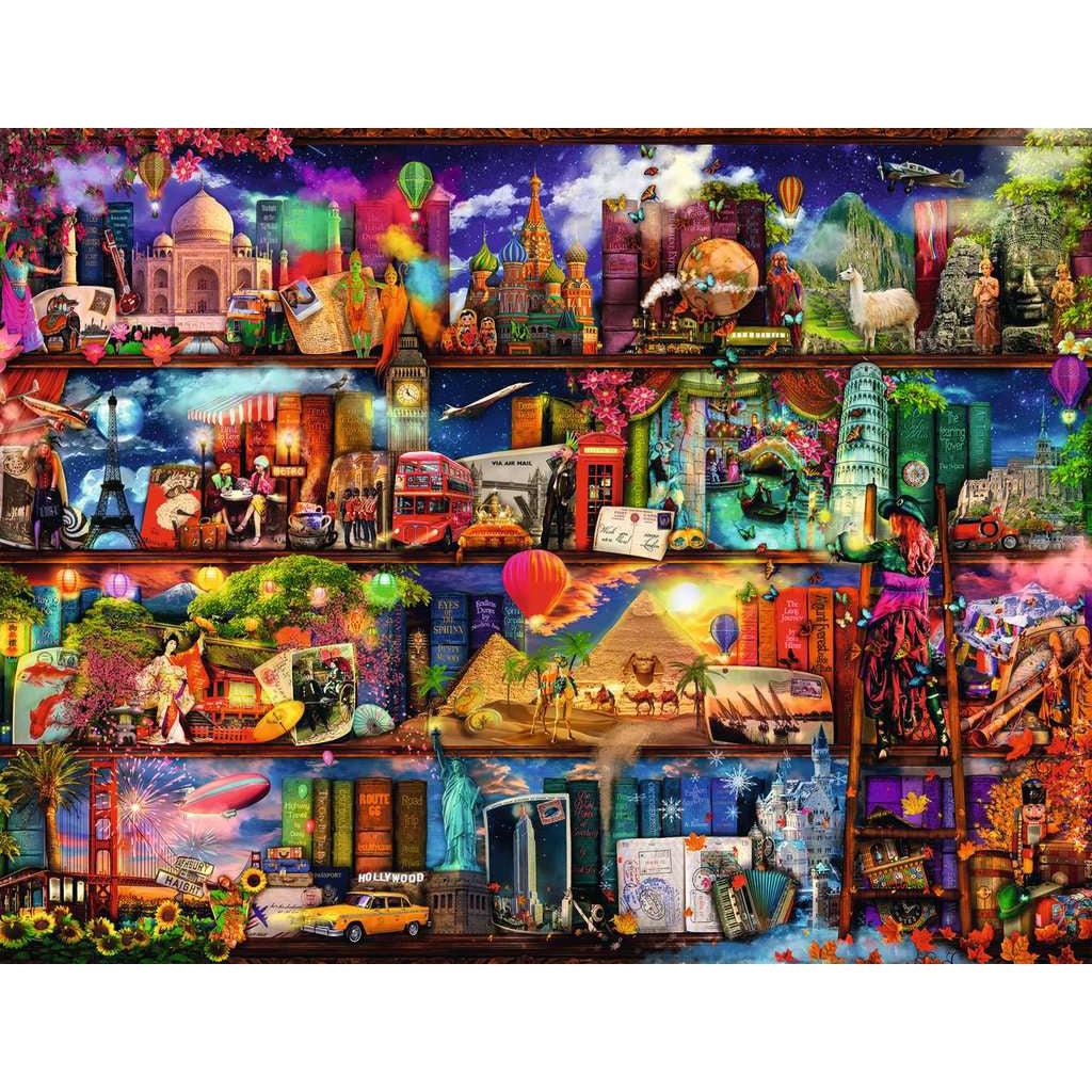 Ravensburger-World of Books 2000 Piece Puzzle-16685-Legacy Toys